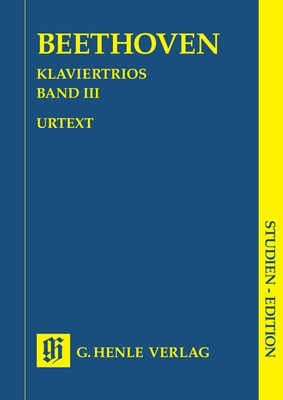 Piano Trios Volume 3 Study Score