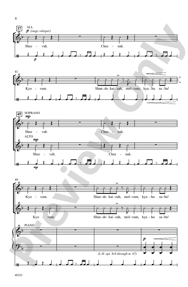Bringers of Noise – SA Choral Octavo (Digital Download)