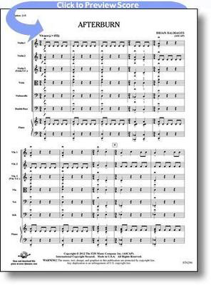Afterburn - Brian Balmages - FJH Music Company Score/Parts