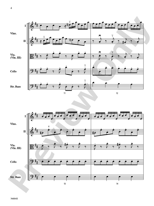 Locatelli's Challenge – String Orchestra Conductor Score & Parts (Digital Download)