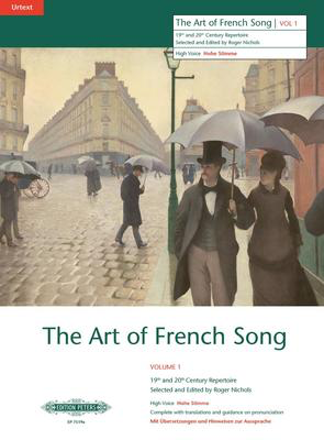 Art Of French Song Bk 1 - High Voice - Various - Classical Vocal High Voice Edition Peters Vocal Score