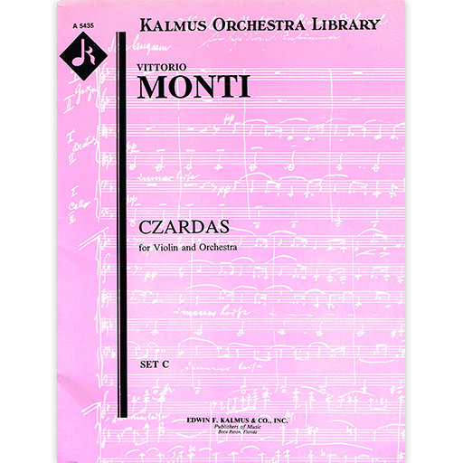 Monti - Czardas - Violin/String Orchestra Score/Parts Kalmus A543590