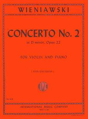 Wieniawski - Concerto #2 in Dmin Op22 - Violin/Piano Accompaniment edited by Galamian IMC IMC1425