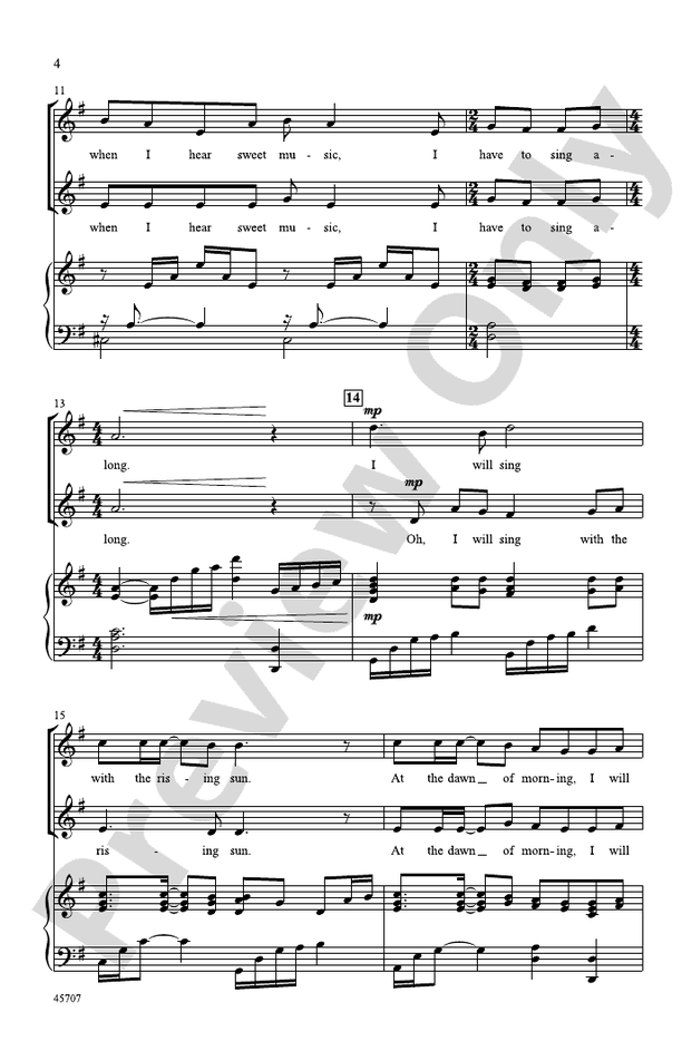 I Will Sing – 2-Part Choral Octavo (Digital Download)