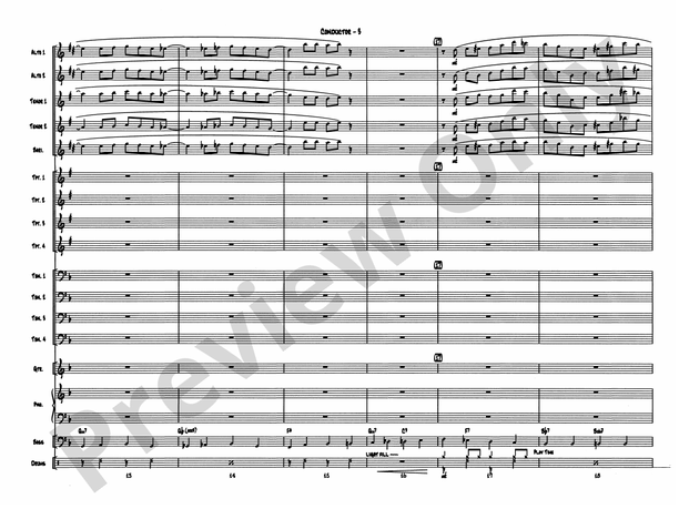 Sonny's Place - Jazz Ensemble Conductor Score & Parts (Digital Download)