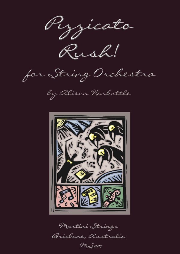 Harbottle - Pizzicato Rush - String Orchestra Grade 3 Score/Parts Martini Strings ORCHAR116