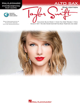 Taylor Swift 2nd Edition - Alto Saxophone/Audio Access Online Hal Leonard 842534
