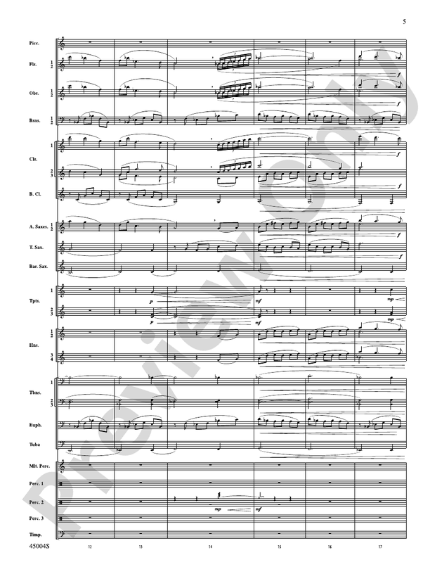Red Rock Mountain - Concert Band Conductor Score & Parts (Digital Download)