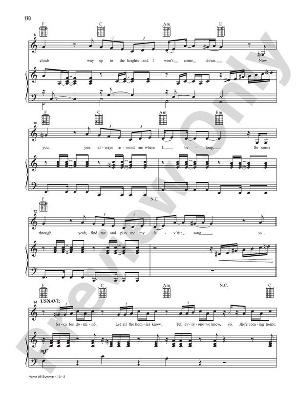 Home All Summer (Music from the Original Motion Picture Soundtrack, In The Heights) - PVG (Digital Download)