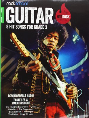 AMEB Rockschool: Hot Rock Guitar - Grade 3 - 8 Hit Songs for Grade 3 - Guitar Rock School Limited Sftcvr/Online Audio