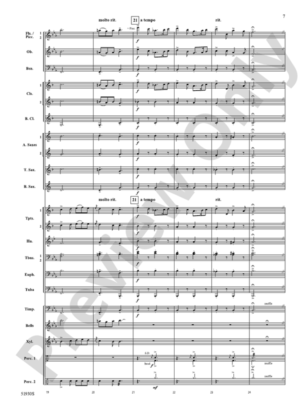 Land of Harp and Song - Concert Band Conductor Score & Parts(Digital Download)
