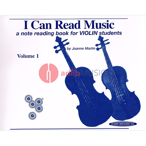 I Can Read Music Volume 1 - Violin by Martin 439