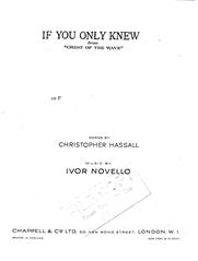 If You Only Knew (from 'Crest Of The Wave') - Vocal/Piano (Digital Download)