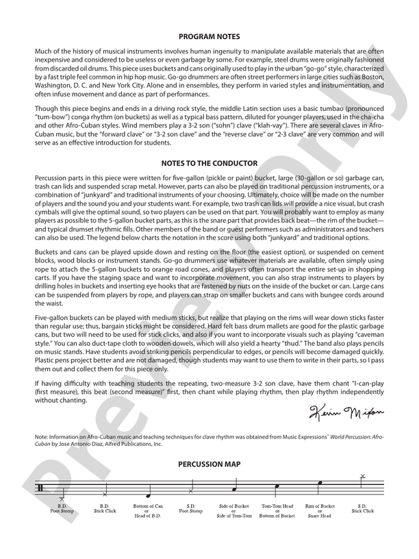 Junkyard Jam - Concert Band Conductor Score & Parts (Digital Download)