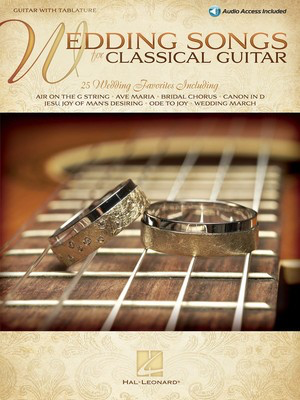Wedding Songs for Classical Guitar - Guitar with Tablature - Various - Classical Guitar|Guitar Hal Leonard Guitar TAB Sftcvr/Online Audio
