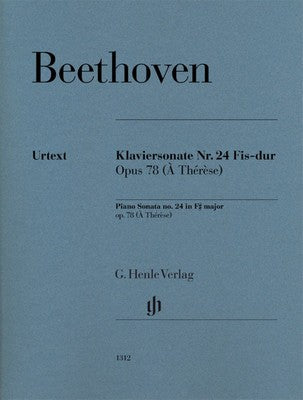 Piano Sonata Op.78 - Beethoven - Piano Solo - G Henle Verlag