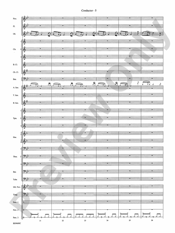 Ireland: Of Legend and Lore - Concert Band Conductor Score & Parts (Digital Download)