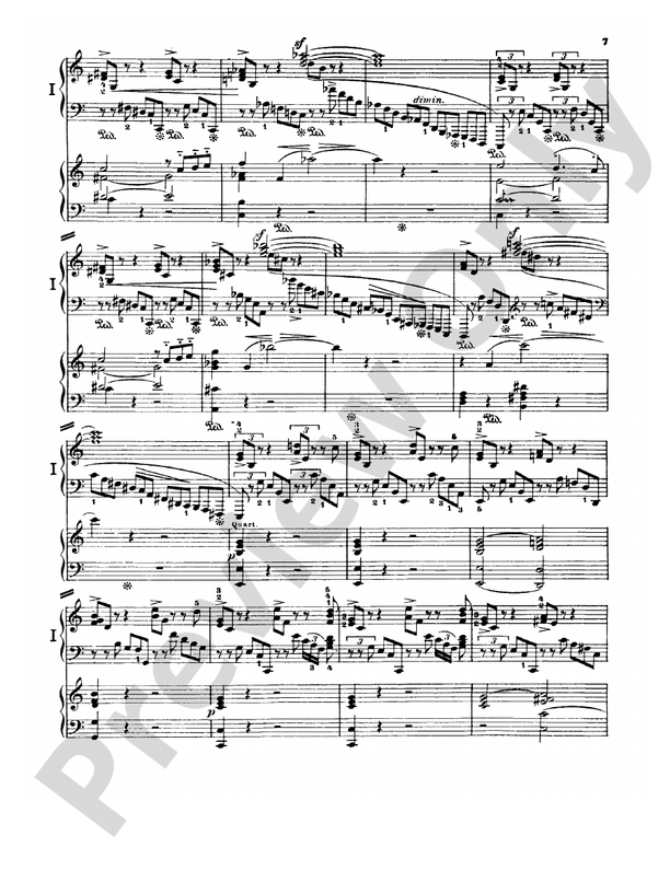 Schumann - Piano Concerto in A Minor, Op. 54 - 2 Piano, 4 Hands - TWO Copies required - (Digital Download)