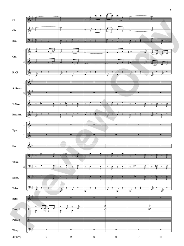 Paso Del Aguila - Concert Band Conductor Score & Parts (Digital Download)