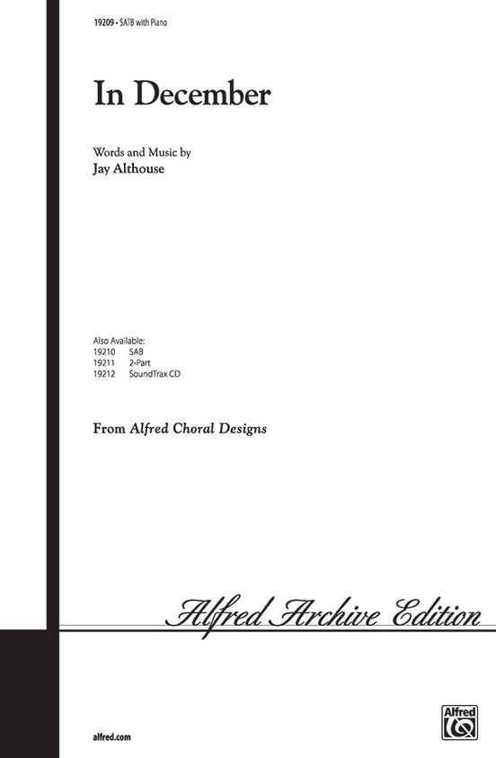 In December – SATB Choral Octavo (Digital Download)