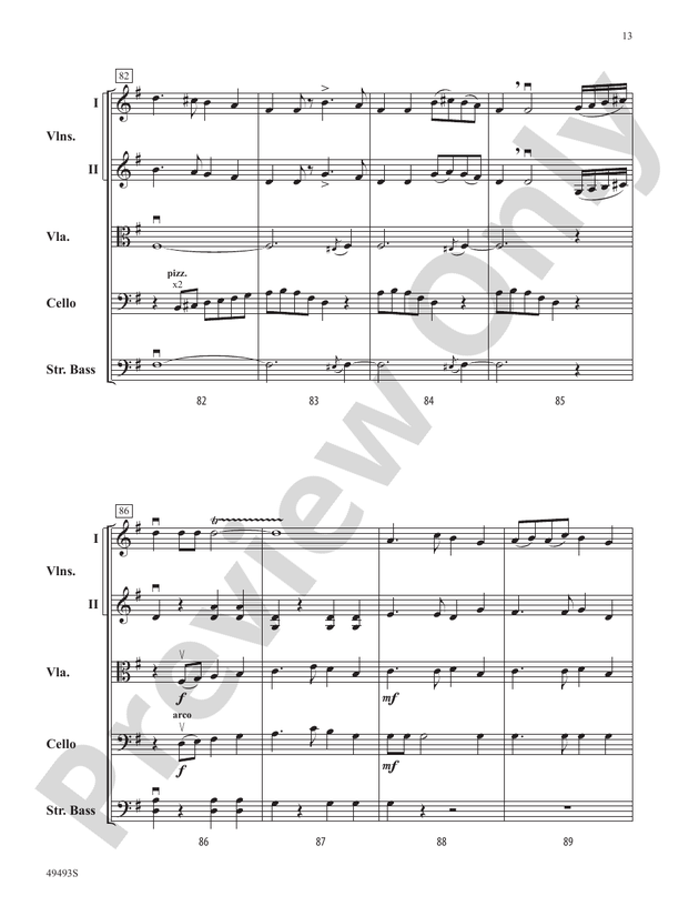 Hiawatha's Wedding Feast - String Orchestra Conductor Score & Parts (Digital Download)