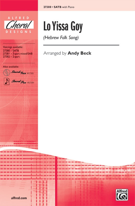 Lo Yissa Goy – SATB Choral Octavo (Digital Download)