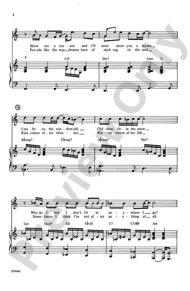 Corner of the Sky - Arr. John Leavitt – SATB Choral Octavo (Digital Download)
