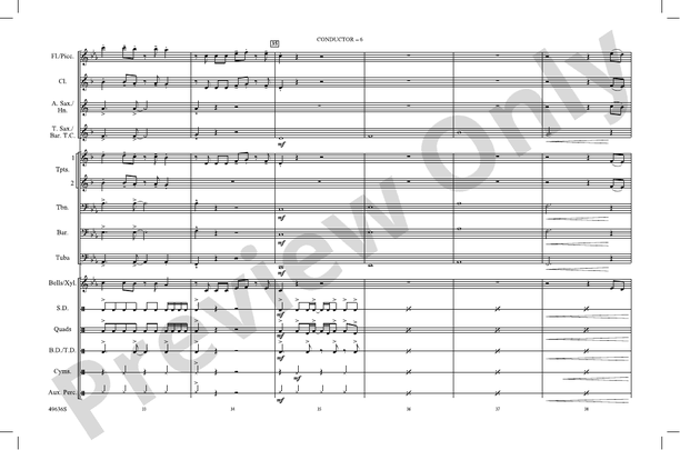 Mercy (From Space Jam: A New Legacy) – Marching Band Conductor Score & Parts (Digital Download)