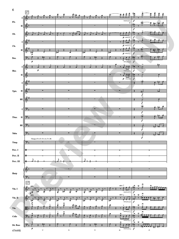 Overture from Orpheus in the Underworld – Full Orchestra Conductor Score & Parts (Digital Download)