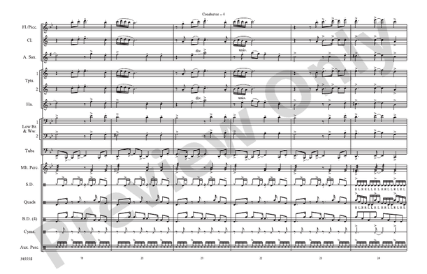 Galeon – Marching Band Conductor Score & Parts (Digital Download)