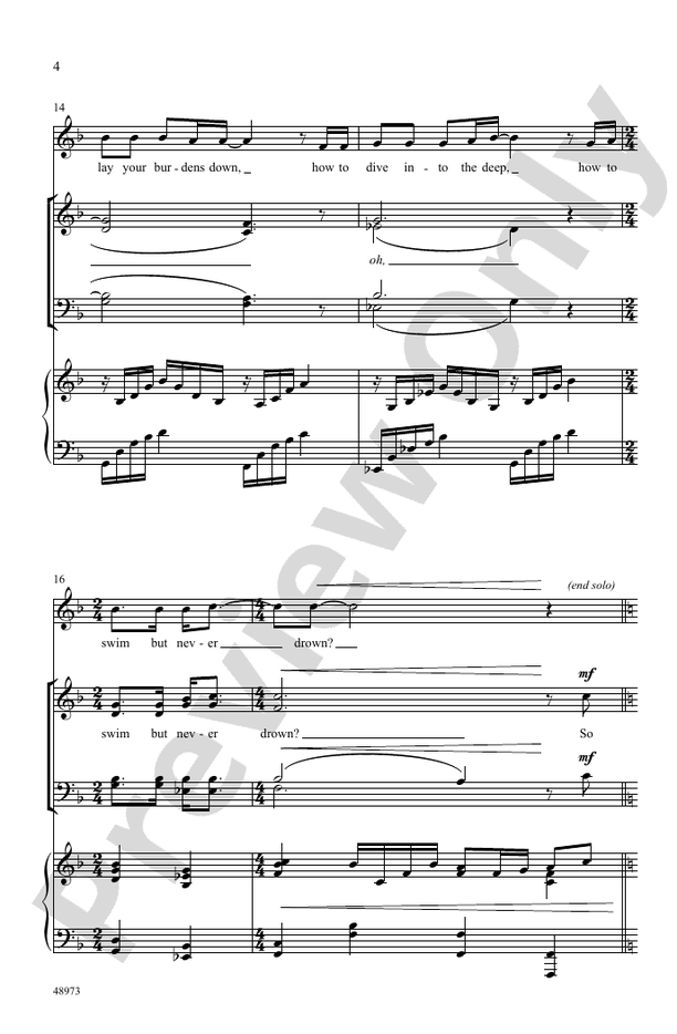 What If I Could Tell You - SATB Choral Octavo (Digital Download)