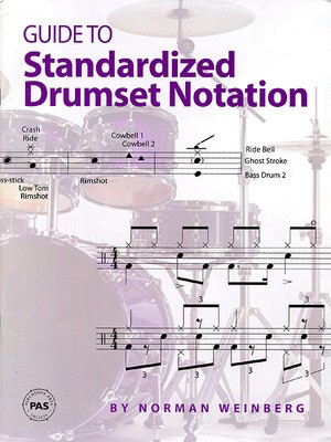 Guide to Standardized Drumset Notation - Drums Norman Weinberg Percussive Arts Society Drum Notation