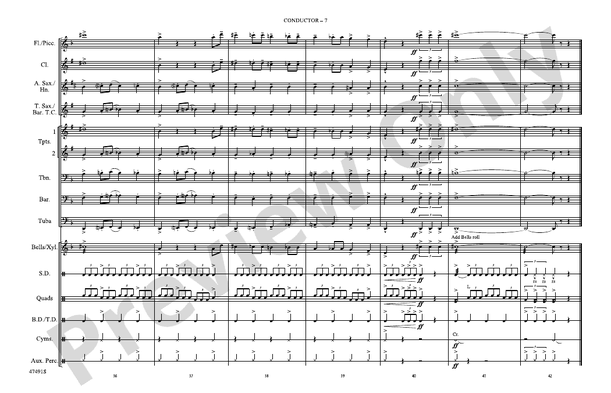 Get Smart Theme – Marching Band Conductor Score & Parts (Digital Download)