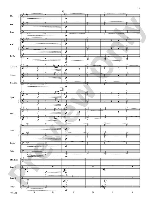Suite from Zack Snyder's Justice League - Concert Band Conductor Score & Parts (Digital Download)