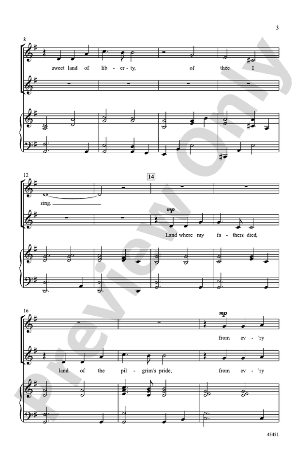 Let Freedom Ring! – 2-Part / SSA Choral Octavo (Digital Download)