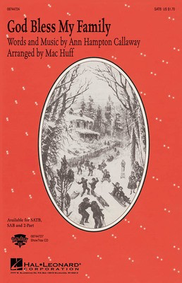 God, Bless My Family - Ann Hampton Callaway - 2-Part Mac Huff Hal Leonard Choral Score Octavo
