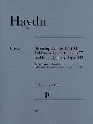 String Quartets Volume 11 Op 77 u 103