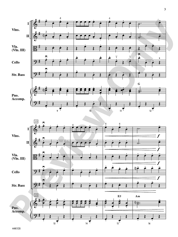 Bella Bocca Polka - String Orchestra Conductor Score & Parts (Digital Download)