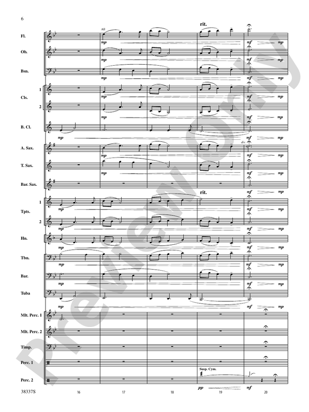 Ritual Images - Concert Band Conductor Score & Parts (Digital Download)