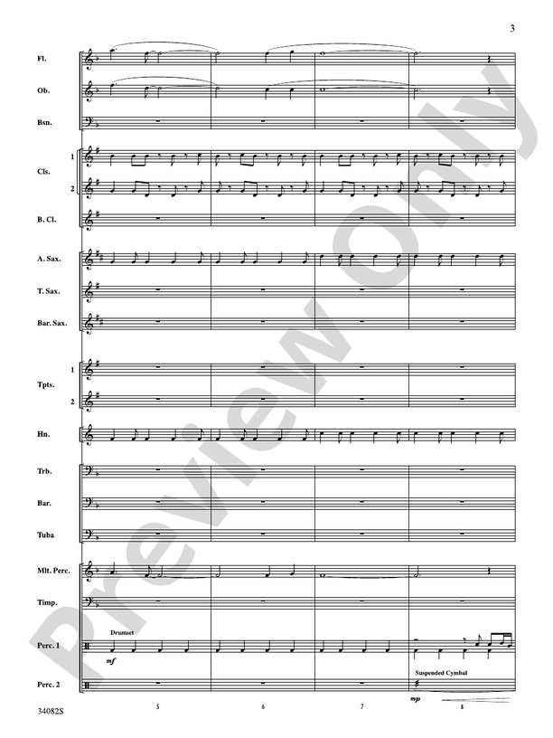 Just the Way You Are (Amazing) Arr. Jacob White - Concert Band Conductor Score & Parts (Digital Download)
