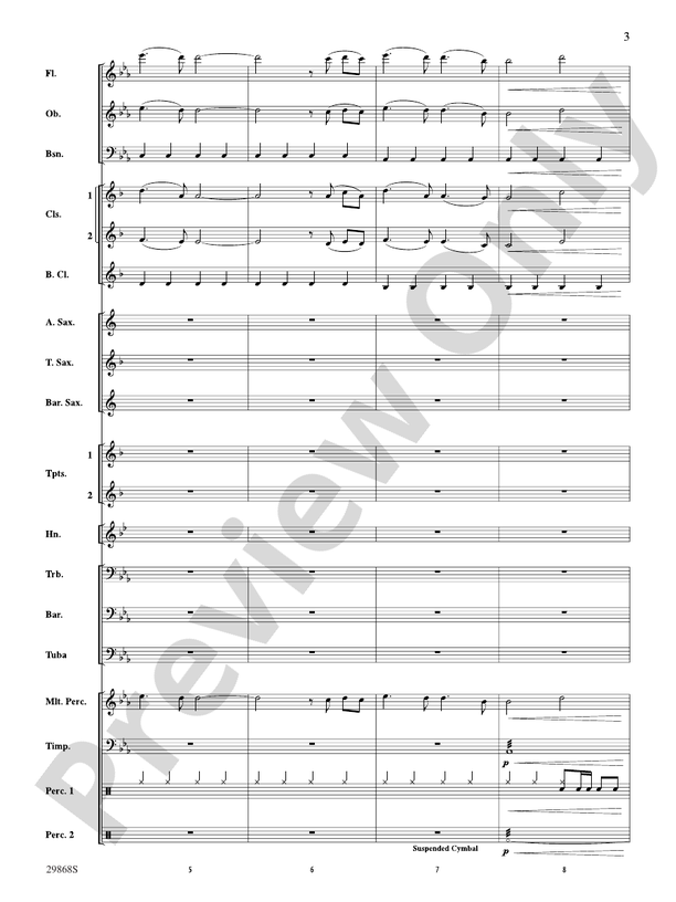 Gotta Be Somebody - Concert Band Conductor Score & Parts (Digital Download)