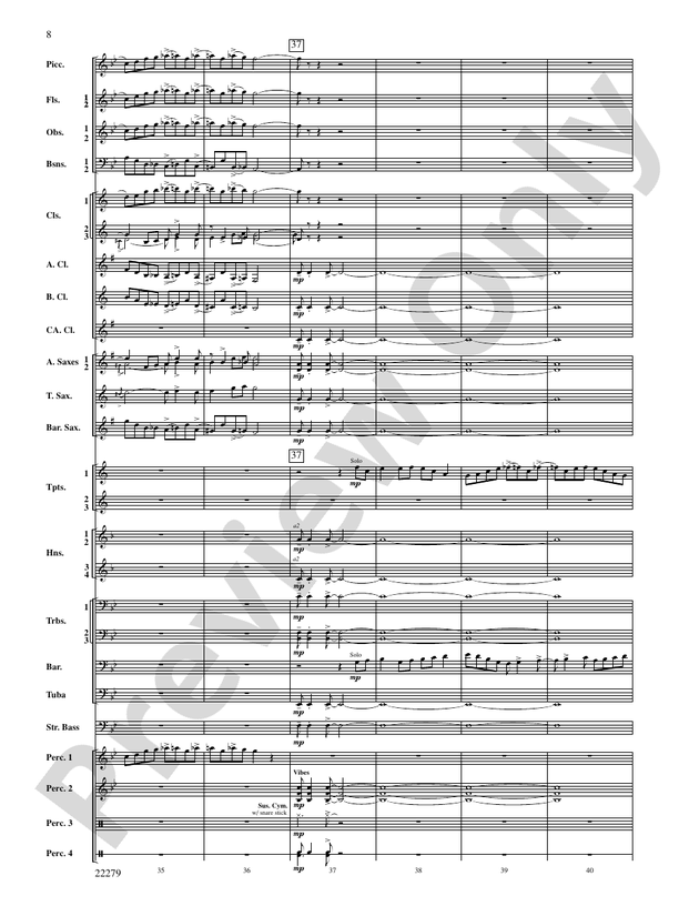 Bayou Breakdown - Concert Band Conductor Score & Parts (Digital Download)