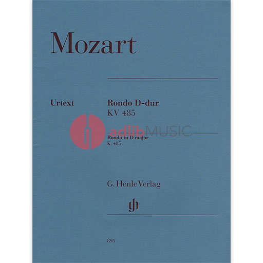 Mozart - Rondo in DMaj K485 - Piano Solo Henle HN895