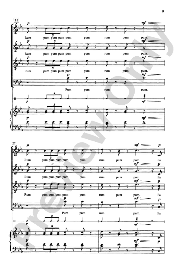 Four Nutcracker Favorites – SATB a cappella Choral Octavo (Digital Download)