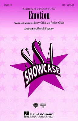 Emotion - Barry Gibb|Robin Gibb - Alan Billingsley Hal Leonard ShowTrax CD CD