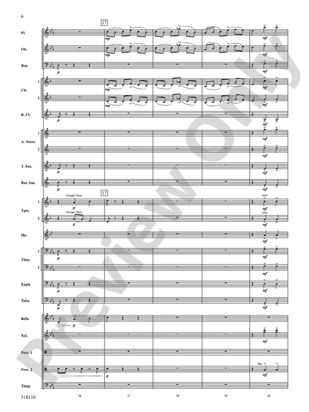 On a Tear - Concert Band Conductor Score & Parts(Digital Download)