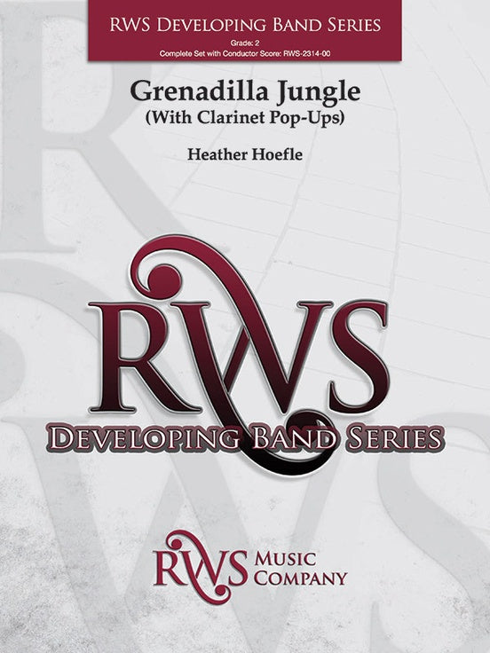 Grenadilla Jungle - With Clarinet Pop-Ups - Concert Band Conductor Score & Parts (Digital Download)