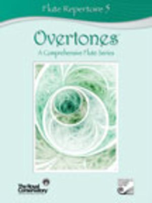 Overtones Flute Repertoire 5 - A Comprehensive Flute Series - Royal Conservatory of Music - Flute Frederick Harris Music /CD