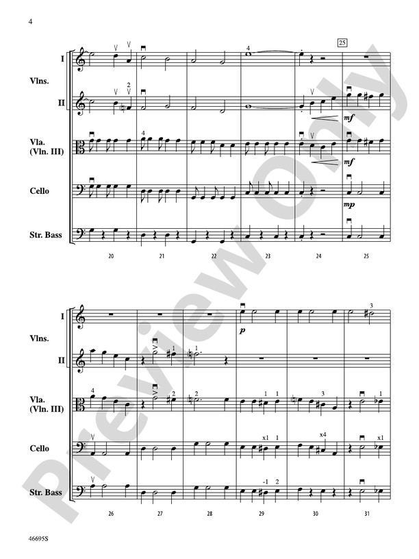Mele Kalikimaka - String Orchestra Conductor Score & Parts (Digital Download)