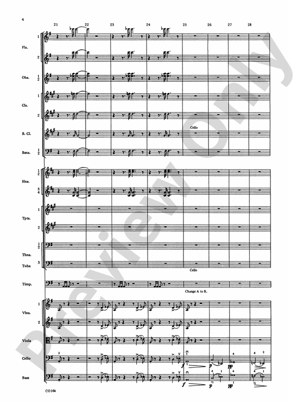 New World Symphony – Full Orchestra Conductor Score & Parts (Digital Download)